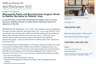 plastic surgeon, Minneapolis plastic surgery, reconstructive surgery, Dr. Jess Prischmann, facial rejuvenation